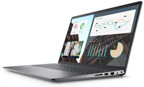 DELL NTB Vostro 3530/ i5-1335U/ 8GB/ 256GB/ 15.6" FHD/ Intel UHD/ FgrPr/ 3 Cell/ 65W/ WLAN/ Backlit Kb/ W11 Pro/ 3Y NBD/ Metalic1