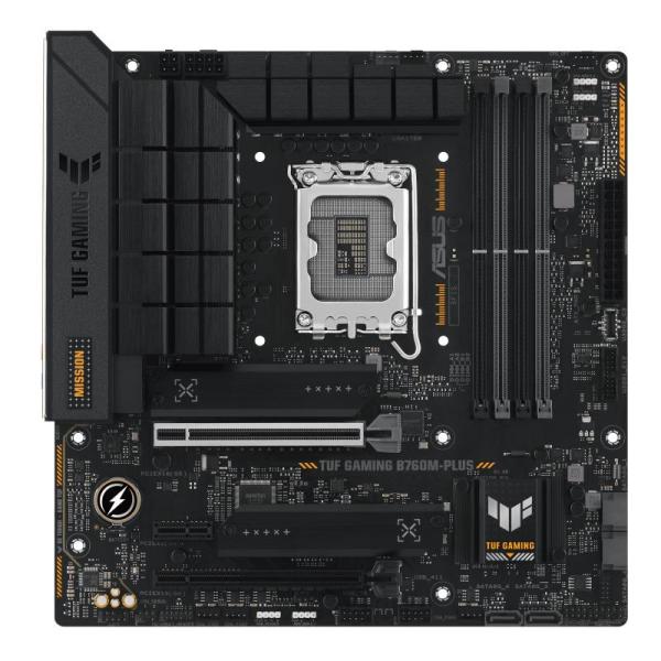 ASUS MB Sc LGA1700 TUF GAMING B760M-PLUS,  Intel B760,  4xDDR5,  1xDP,  1xHDMI,  mATX