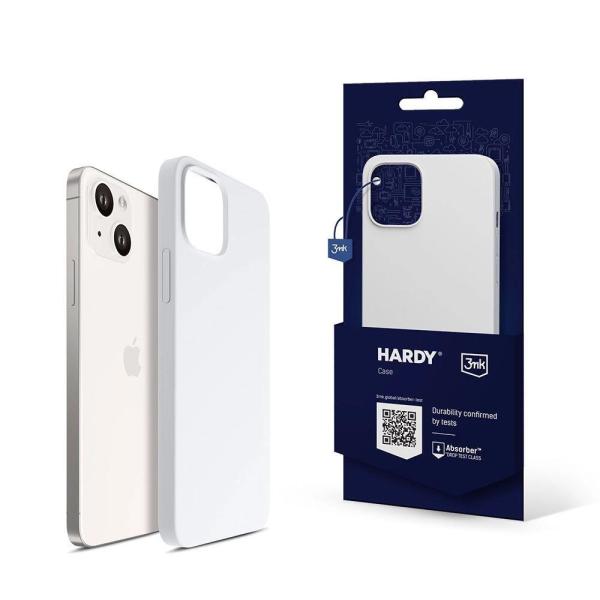 3mk Hardy Silicone MagCase pro Apple iPhone 14,  White