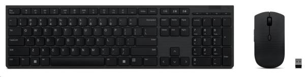 LENOVO klávesnice a myš bezdrátová Professional Wireless Rechargeable Keyboard and Mouse Combo - Czech/Slovak1