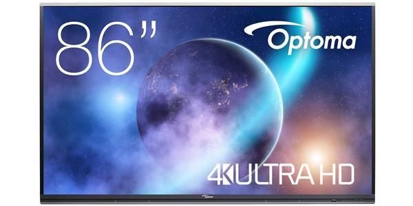 Optoma 5862RK+ IFPD 86" -  interaktivní dotykový,  4K UHD,  multidotyk 40prstu,  Android 11,  8GB RAM/  64GB ROM