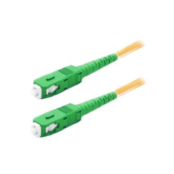 XtendLan simplexní patch kabel SM 9/ 125,  OS2,  SC(APC)-SC(APC),  LS0H,  1m