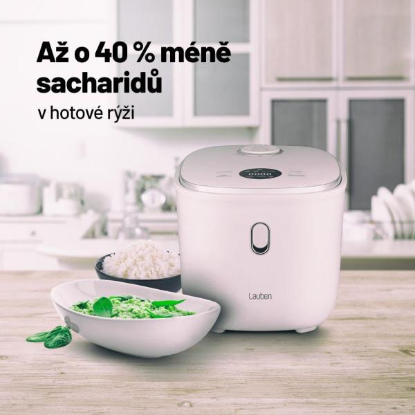 Lauben Low Sugar Rice Cooker 3000WT - rýžovar6