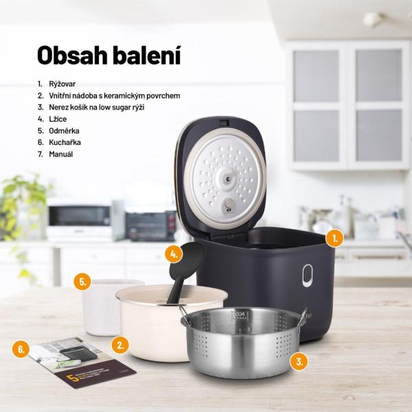 Lauben Low Sugar Rice Cooker 3000AT - rýžovar2