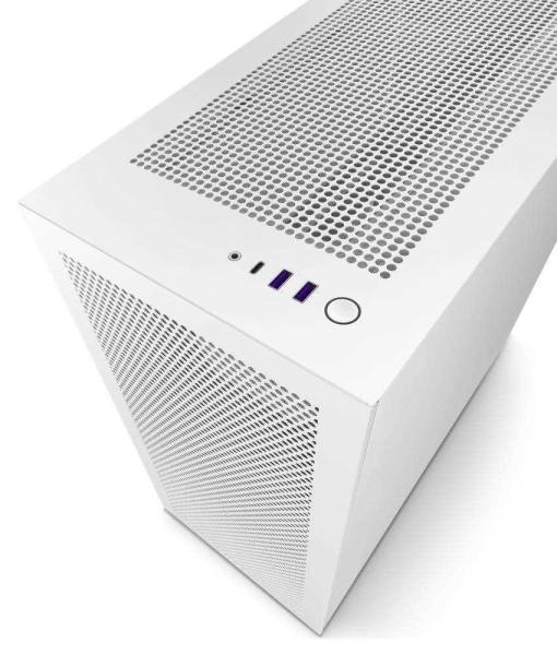 Skriňa NZXT H7 Flow edition / ATX / 2x120 mm ventilátor / USB-C / 2x USB / sklenená bočnica / sieťovaný panel / biela0