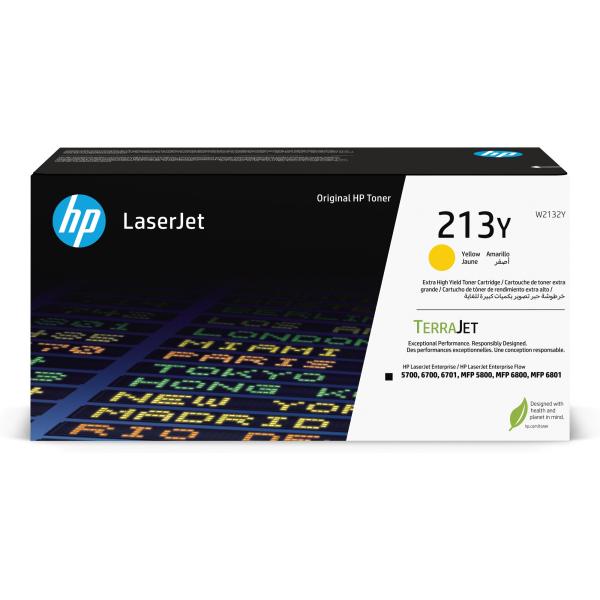 HP 213Y Ylw Original LaserJet Toner Crtg (12, 000 pages)