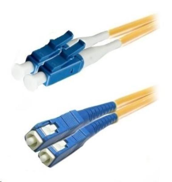 Duplexní patch kabel SM 9/ 125,  OS2,  LC-SC,  LS0H,  20m