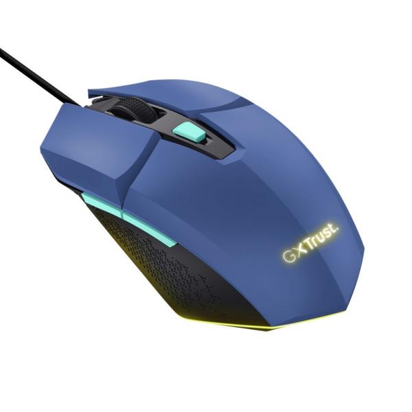 TRUST myš GXT 109B FELOX Gaming Mouse,  optická,  USB,  modrá1