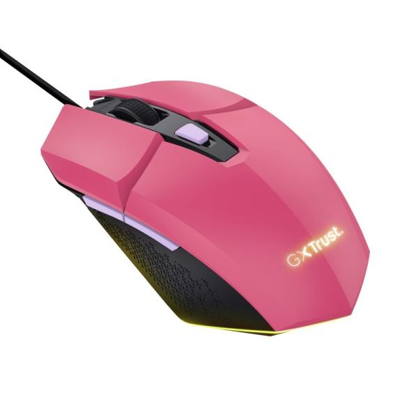 TRUST myš GXT 109P FELOX Gaming Mouse,  optická,  USB,  růžová1