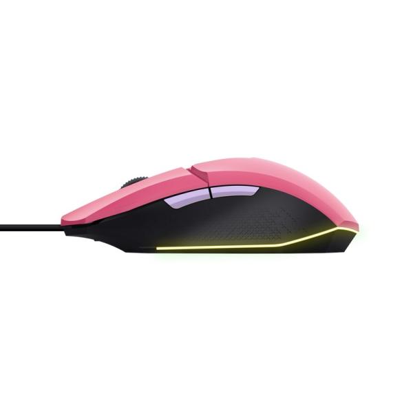 TRUST myš GXT 109P FELOX Gaming Mouse,  optická,  USB,  růžová2