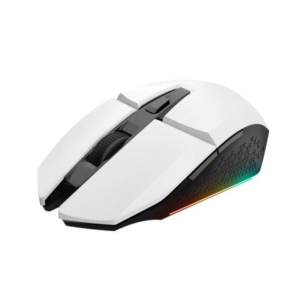 TRUST myš GXT 110W FELOX Gaming Wireless Mouse,  optická,  USB,  bílá