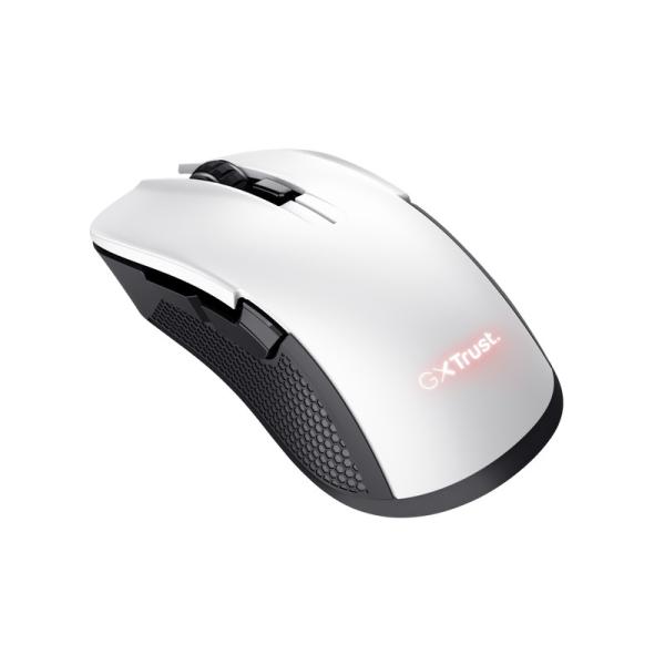 TRUST myš GXT 923W YBAR Gaming Wireless Mouse,  optická,  USB,  bílá0