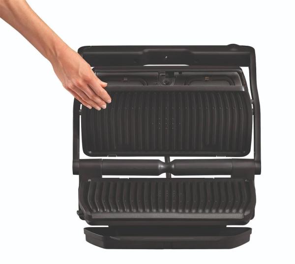 Tefal GC722834 Optigrill+ XL,  gril,  kontaktní,  2000 W,  9 programů grilování,  tác na šťávu,  automatický senzor,  černý5