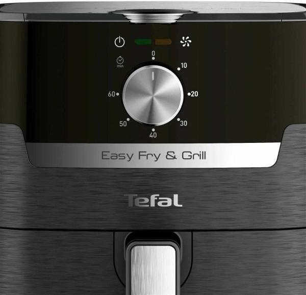 TEFAL EY501815 Easy Fry & Grill horkovzdušná fritéza,  fritování a grilování,  4, 2 l,  1550 W,  mechanické ovládání,  černá4