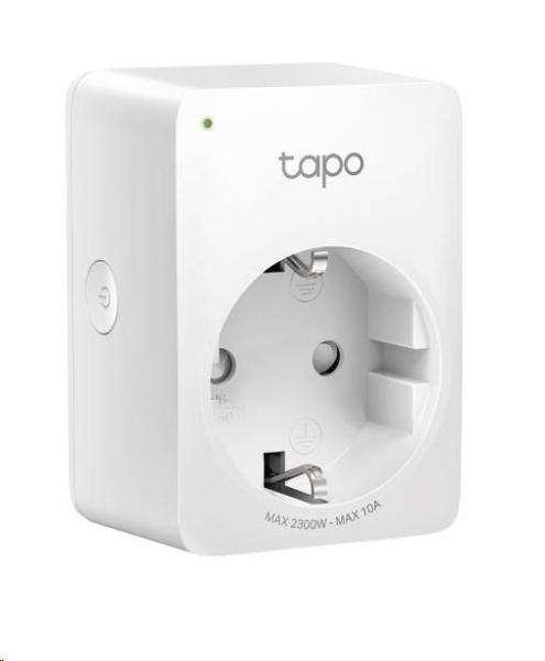 TP-Link Tapo P100(1-pack)(EU) chytrá WiFi mini zásuvka (2300W, 10A, 2, 4 GHz, BT)