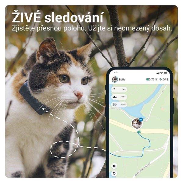 Tractive GPS CAT Mini – sledování polohy a aktivity pro kočky - tmavě modrý1