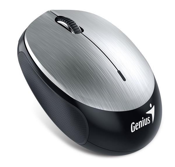 Myš GENIUS NX-9000BT/  Bluetooth 4.0/  1200 dpi/  bezdrôtový/  dobíjateľná batéria/  strieborný