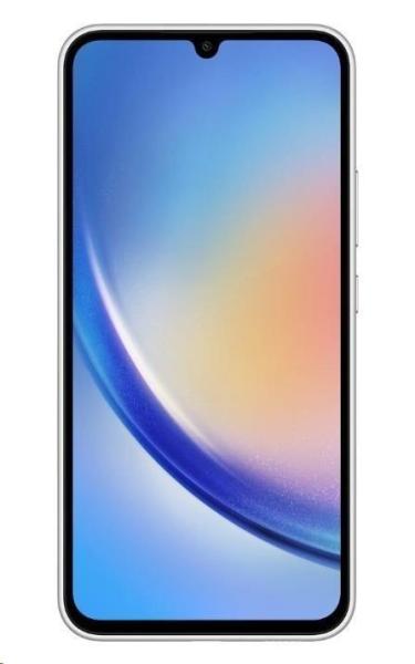 Samsung Galaxy A34 (A346),  8/ 256 GB,  5G,  střírbný,  CZ distribuce2