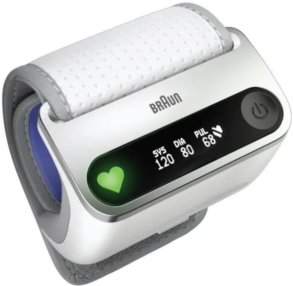 Braun iCheck7 BPW 4500WE tlakoměr, na zápěstí, LCD displej, Bluetooth4