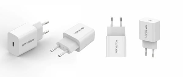 HIKVISION kabel USB-C + adaptér USB-C Fast Charging,  20W,  1m1