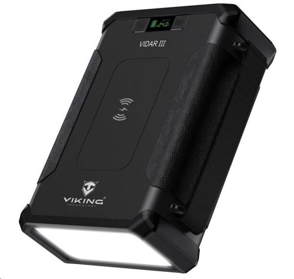 Viking outdoorová powerbanka VIDAR III,  96000 mAh,  bezdrátové nabíjení2