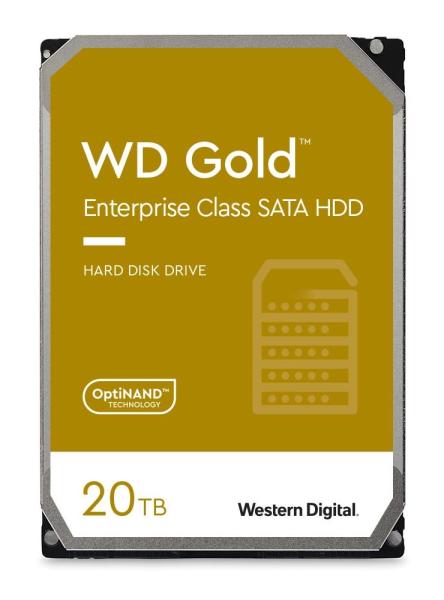 WD GOLD WD201KRYZ 20TB SATA/  6Gb/ s 512MB cache 7200 otáčok za minútu,  CMR,  Enterprise