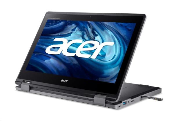 ACER NTB EDU TravelMate Spin B3 (TMB311RN-33-TCO-C8FT),Intel N100,11.6" FHD,8GB,256GB SSD,Intel UHD,W11P,ShaleBlack2