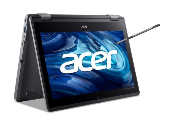 ACER NTB EDU TravelMate Spin B3 (TMB311RN-33-TCO-C8FT),Intel N100,11.6" FHD,8GB,256GB SSD,Intel UHD,W11P,ShaleBlack3