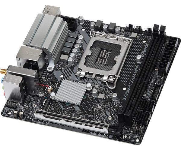 BAZAR - ASRock MB Sc LGA1700 B760M-ITX/D4 WiFi, Intel B760, 2xDDR4, 1xDP, 1xHDMI, mATX - Po opravě (Komplet)2