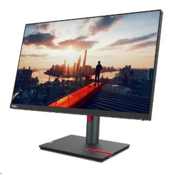 LENOVO LCD ThinkVision P24h-30-23.8" IPS, matný, 16:9, 2560x1440, 178/ 178, 6ms, 300cd, 1000:1, DP, HDMI, PIVOT, VESA, 3r1