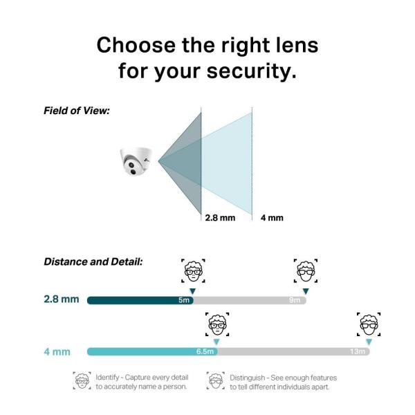 TP-Link VIGI C420I(4mm), 2MP, Turret, PoE, IR 30m5