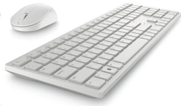 DELL Pro Wireless Keyboard and Mouse - KM5221W - Czech/ Slovak (QWERTZ) - White1