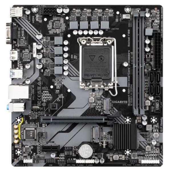 GIGABYTE MB Sc LGA1700 B760M H DDR4,  Intel B760,  2xDDR4,  1xHDMI,  1xVGA,  mATX1