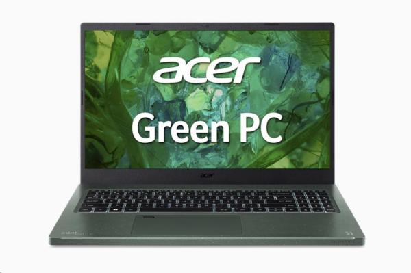 ACER NTB Aspire Vero (AV15-53P-54W1), i5-1335U, 15, 6" FHD IPS, 16GB, 512GB SSD, Intel Iris Xe, W11H, Green