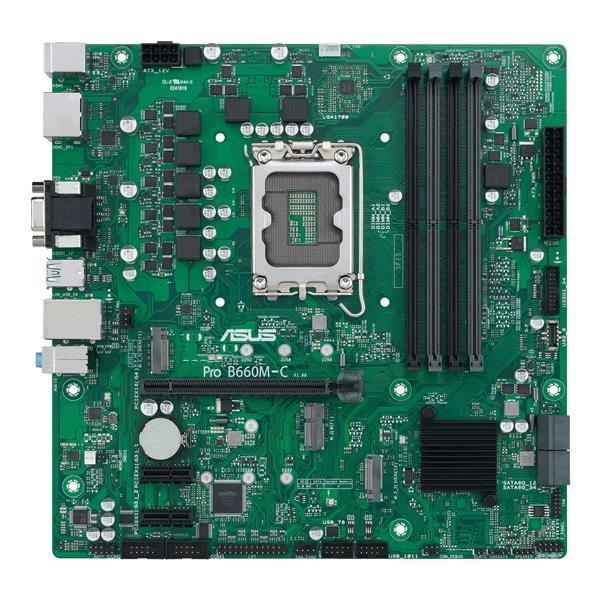 ASUS MB Sc LGA1700 PRO B660M-C-CSM,  Intel B660,  4xDDR5,  2xDP,  1xHDMI,  1xVGA,  mATX5