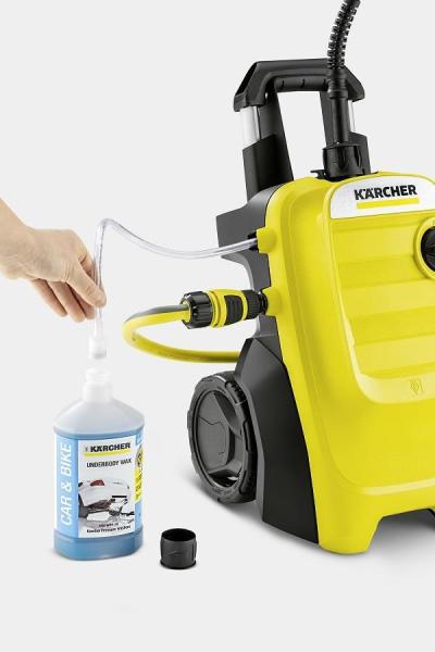 Karcher K 4 Compact vysokotlaký čistič,  1800 W,  mobilní,  130 bar,  420 l/ h,  rotační tryska,  integrovaný vodní filtr1