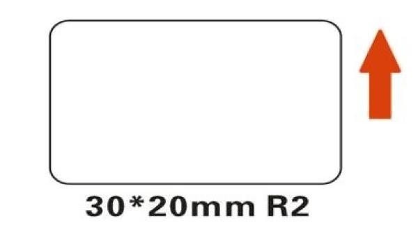 Niimbot štítky R 30x20mm 320ks White pro B21,  B21S,  B3S,  B1