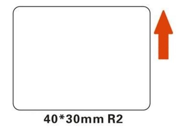 Niimbot štítky R 40x30mm 230ks White pro B21,  B21S,  B3S,  B1