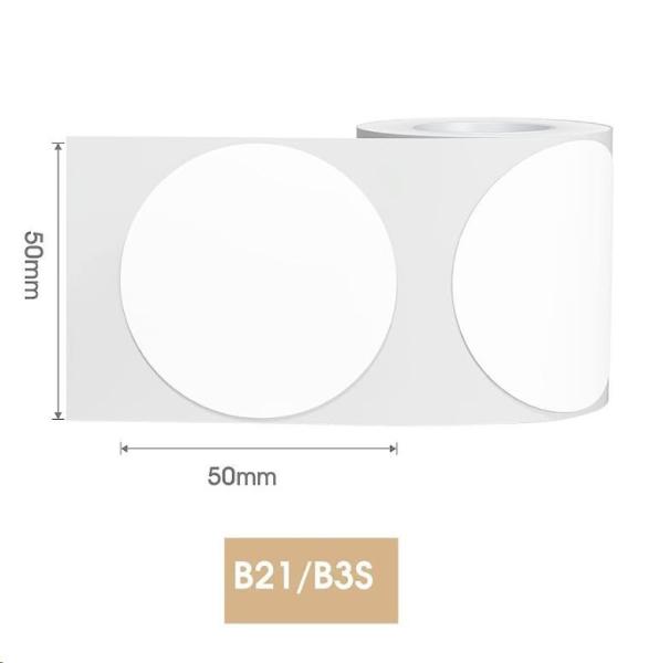 Niimbot štítky R 50x50mm 150ks Round pro B21,  B21S,  B3S,  B11
