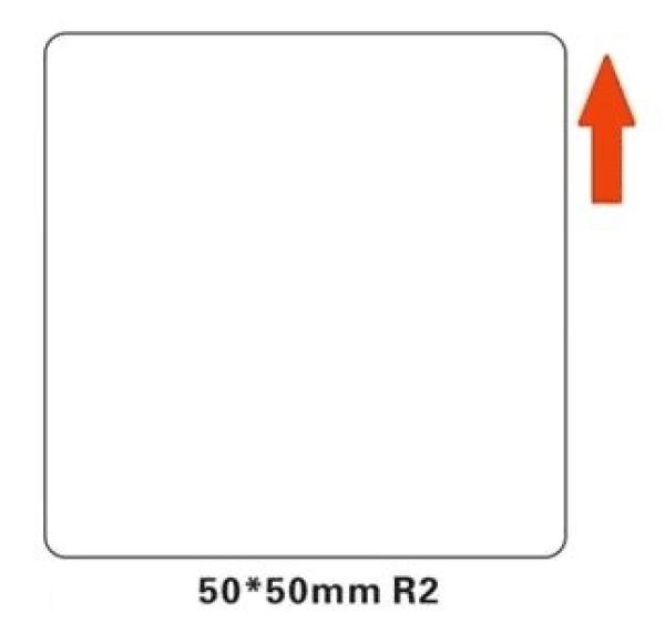 Niimbot štítky R 50x50mm 150ks White pro B21,  B21S,  B3S,  B1