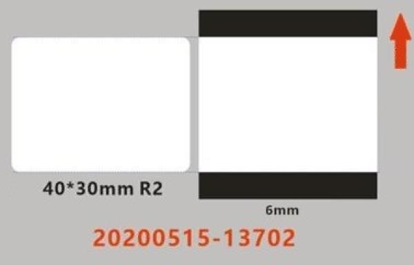 Niimbot štítky ER 40x30mm 230ks Průhledné pro B21, B21S, B3S,B1