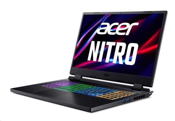 ACER NTB Nitro 5 (AN517-55-58QZ),  i5-12450H, 17, 3" 1920x1080, 16GB, 1TB SSD, NVIDIA GeForce RTX 4060, W11H, Black