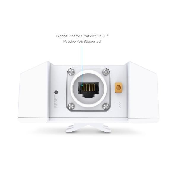 TP-Link EAP650-Outdoor-venkovní OMADA WiFi6 AP (AX3000, 2, 4GHz/ 5GHz, 1xGbELAN, 1xPoE-in)3