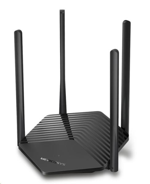 MERCUSYS MR60X WiFi6 router (AX1500, 2, 4GHz/ 5GHz, 2xGbELAN, 1xGbEWAN)1