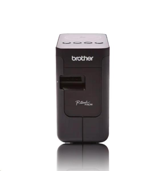 Tlačiareň štítkov BROTHER PT-P750W - 24 mm, TZe pásky, WIFI, profesionálna tlačiareň štítkov pre PC