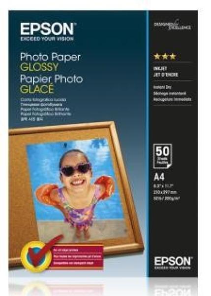 EPSON Papier A4 - fotografický papier lesklý A4 50 listov