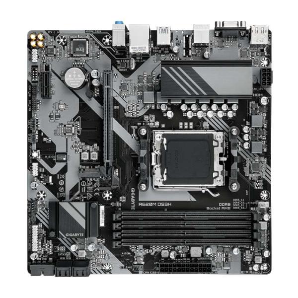 GIGABYTE MB Sc AM5 A620M DS3H,  AMD A620,  4xDDR5,  1xDP,  1xHDMI,  1xD-Sub3