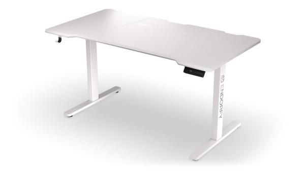 Endorfy herní stůl Atlas L electric OWH /  150cm x 78cm /  nosnost 80 kg /  elektricky výškově stavitelný (73-120cm) /  bílá4