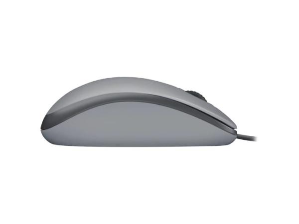 Logitech myš Corded M110 tichá,  šedá,  EMEA3