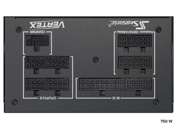 SEASONIC zdroj 750W VERTEX,  80+ PLATINUM,  135 mm,  ATX2